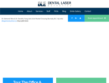 Tablet Screenshot of dentallaseresthetics.com
